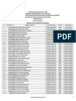 Listado de No Preselecciodos Lic Edu Fisica, Recreación y Deportes