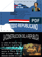Periodo Republicano en Bolivia