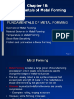 Chapter 18-Fundamentals of Metal Forming