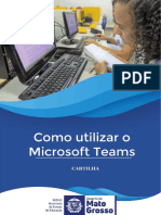 Material de Apoio. Volta Às Aulas - Cartilha Teams