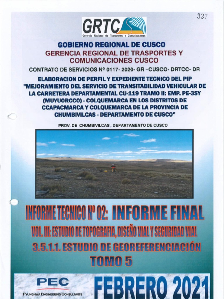 3.5.1.1.estudio de Georreferenciacion | PDF