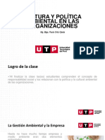 Semana 13 - Cultura y Política Ambiental en Las Organizaciones