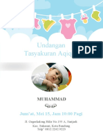 Undangan Aqiqah Word Aesthetic - Kanalmu