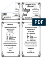 Undangan Tahlil Folio Jadi 2 Format Doc Ke 1