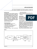 250W High Power Factor Supply For TV: Application Note