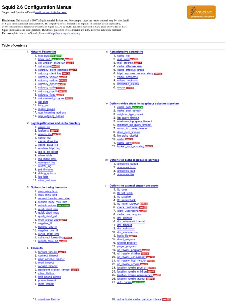 Squid 2.6 Manual | PDF | Transport Layer Security | Port (Computer ...