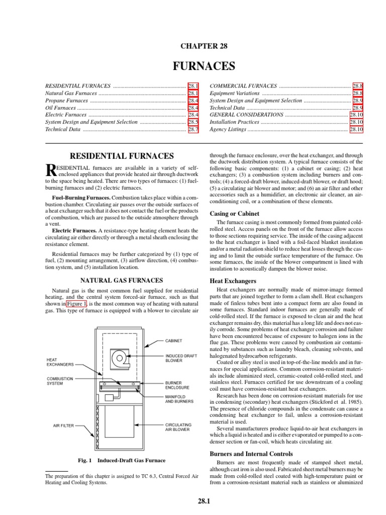 Ashrae Handbook 2000 CH PDF Heat Exchanger Chimney
