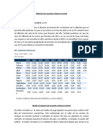 Inflacion y Medio Circulante de Acuerdo Al Banco Central 2012