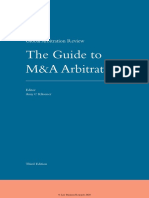 GAR Guide The Guide To M&A Arbitration - Third Edition