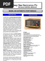 Deep Sea Electronics PLC: Model 520 Automatic Start Module