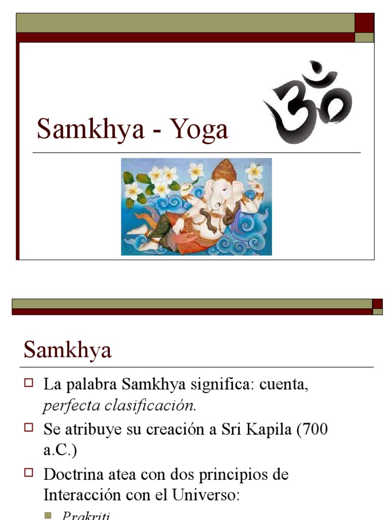 Significado y Práctica del Samkhya Yoga | PDF | Asana | Yoga