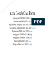 Kode Google Class Room