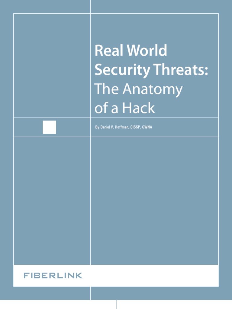 Real World Security Threats:: The Anatomy of A Hack | PDF | Antivirus ...