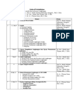 Jadwal Perkuliahan Amdal 21