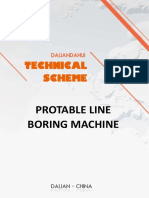 Protable Line Boring Machine