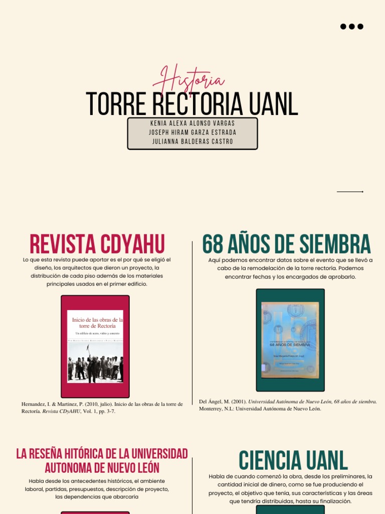 Historia de la Torre de Rectoría UANL | PDF | Ciencias sociales ...