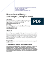 Human-Centred Design: An Emergent Conceptual Model: Full Citation