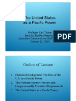 Thayer, The U.S. As A Pacific Power - Short Historical Overview