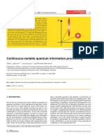 Continuous-Variable Quantum Information Processing (Laser & Photonics Reviews, Vol. 4, Issue 3) (2010)