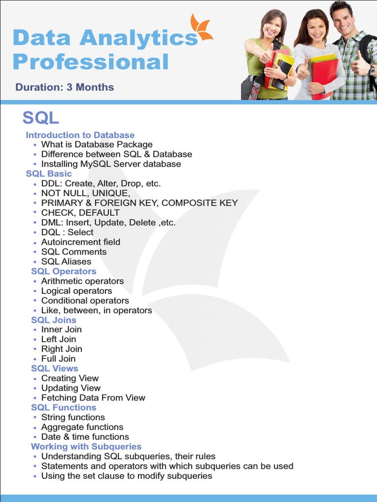 Data Analytics Professional | PDF | Microsoft Excel | Sql