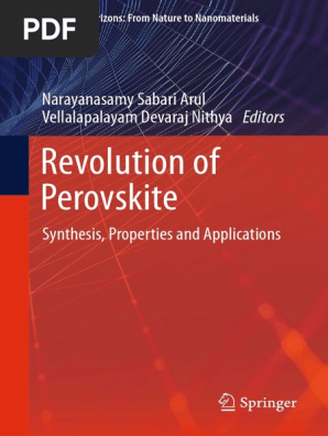 Revolution of Perovskite: Narayanasamy Sabari Arul