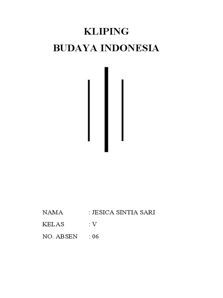Kliping Budaya Indonesia | PDF