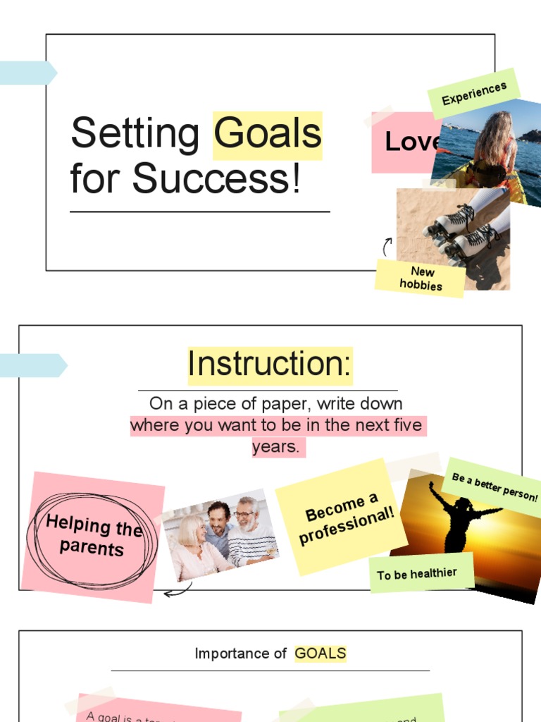 Goal Setting Pdf Self Efficacy Motivational