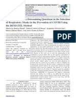 Investigation of The Determining Questions in The Selection of Respiratory Masks in The Prevention of COVID Using The DEMATEL Method