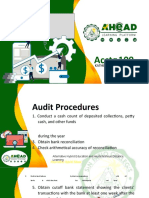 Module 1 Cash and Cash Equivalent - Audit Procedures