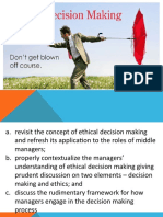 Ethical Decision Making for Middle Managers