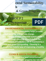 Clean & Green Program Environmental Sustainability