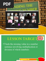 Grade 3 Missing Patterns Lesson Plan | PDF | Learning | Teachers