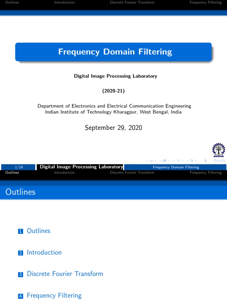 Experiment 3 PDF Filter (Signal Processing) Discrete Fourier