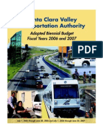 VTA Budget Fy0607 Adopted