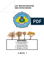 Makalah Biologi Ekosistem Bioma Hutan Gu