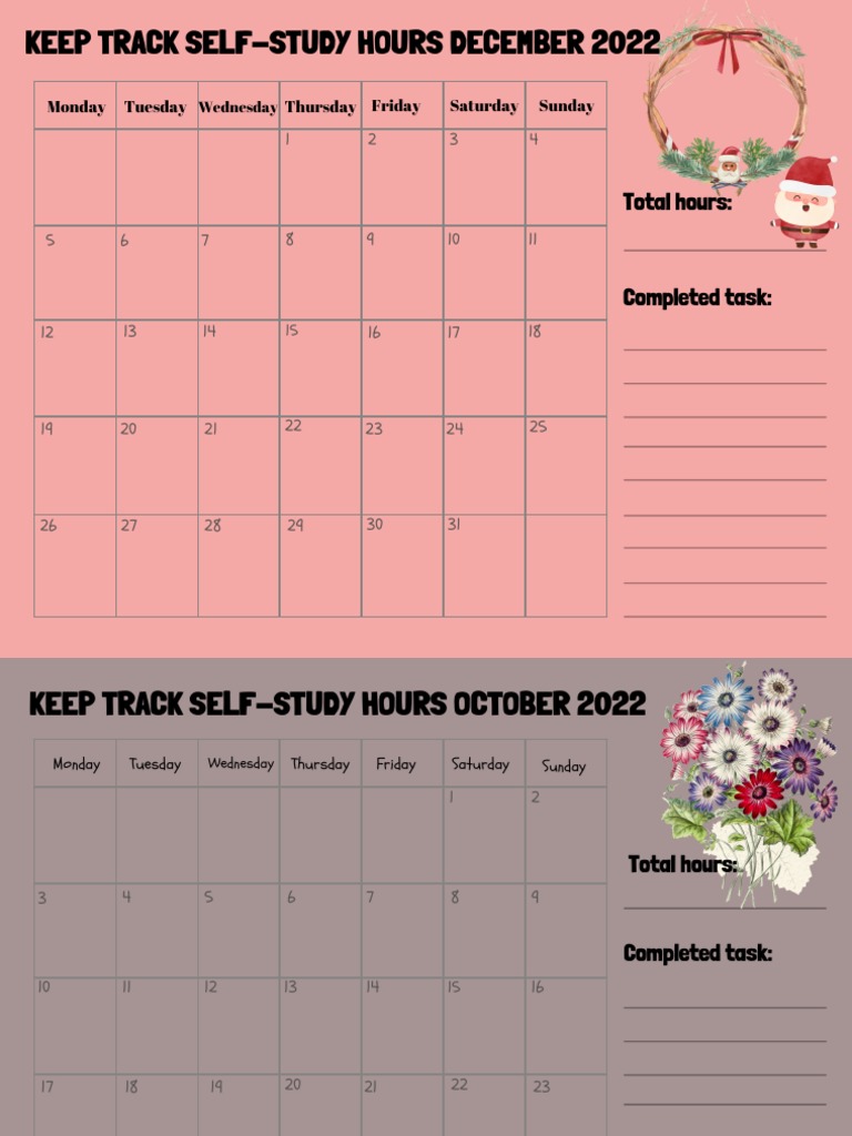 Keep Track SelfStudy Hours 2022 PDF