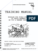 Training Manual: Modules For Field Staff To Train Farmers On Tip & Gender Issues