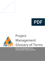 PM4DEV - Project Management Glossary of Terms