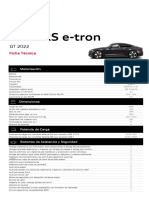 RS e Tron GT Audi Ficha Tecnica MY 2022