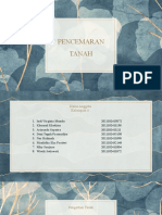 Pencemaran Tanah - Kelompok 8-1