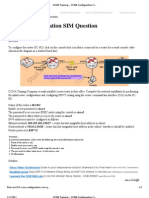 CCNA Training CCNA Configuration SIM Question