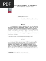 Universidade Federal de Ouro Preto