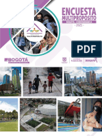 Resultados Encuesta Multipropósito Bogotá Publicados 2021