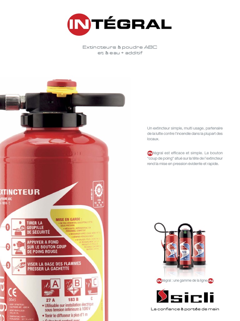 Fiche Technique Extincteur Poudre Abc Descriptif – UPQUZQ