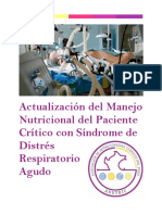Actualización Del Manejo Nutricional Del Paciente Crítico Con Síndrome de Distrés Respiratorio Agudo-ANUTRIC