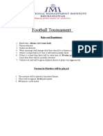 Football Rules & Regulation