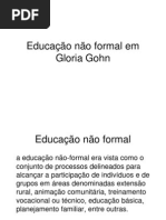 Educação Não-Formal e Pedagogia Social | PDF | Pedagogia | Aprendizado