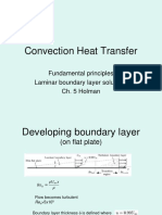 Convection Heat Transfer: Laminar Boundary Layer Solutions