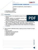 Gramatica 2018 Aula 30 Termos Ligados Ao Nome Exercicios