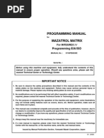 Download Mazak EIA - Programming Manula for Mazatrol Matrix by gsreads47 SN59326005 doc pdf